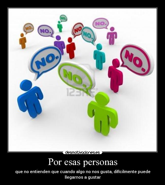 Por esas personas - 