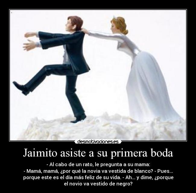 Jaimito asiste a su primera boda -