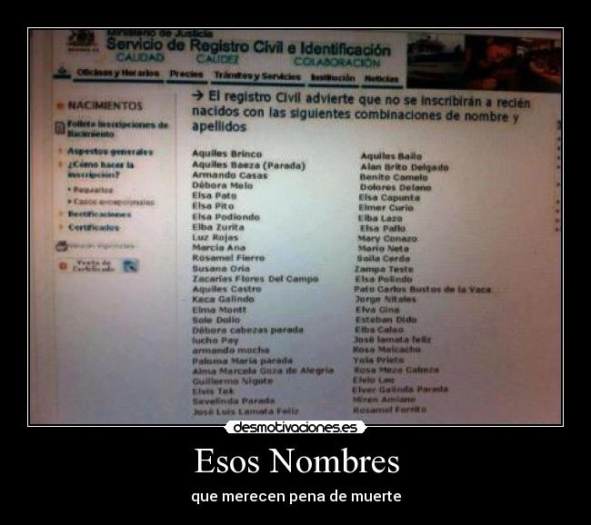 Esos Nombres - 