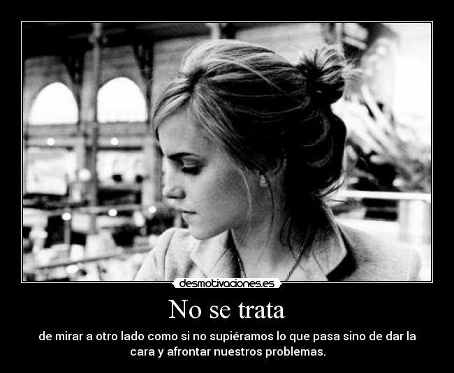 No se trata -