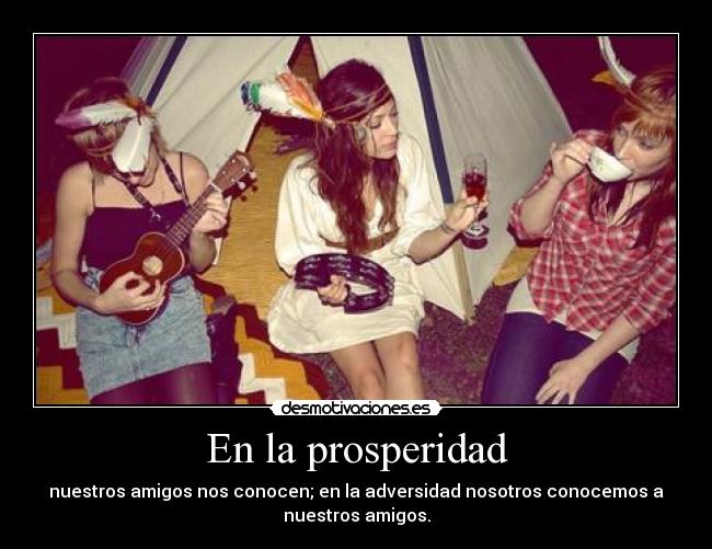 En la prosperidad - 