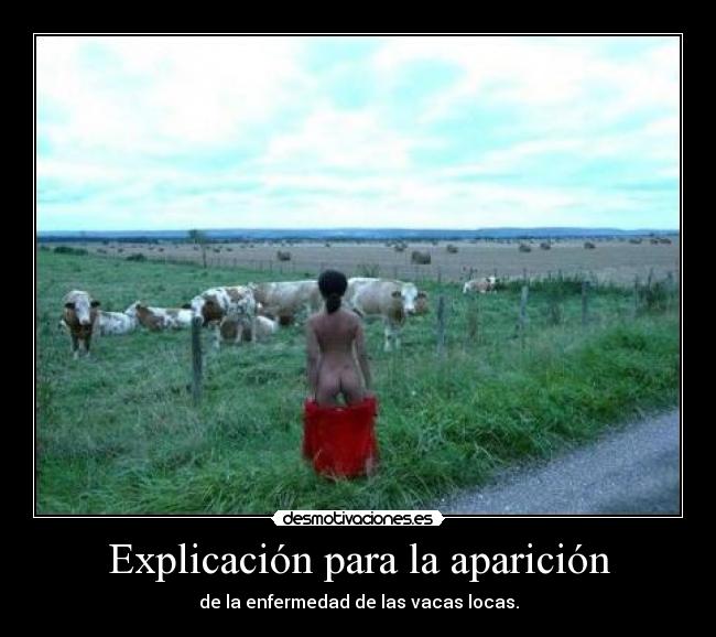 Explicación para la aparición - de la enfermedad de las vacas locas.