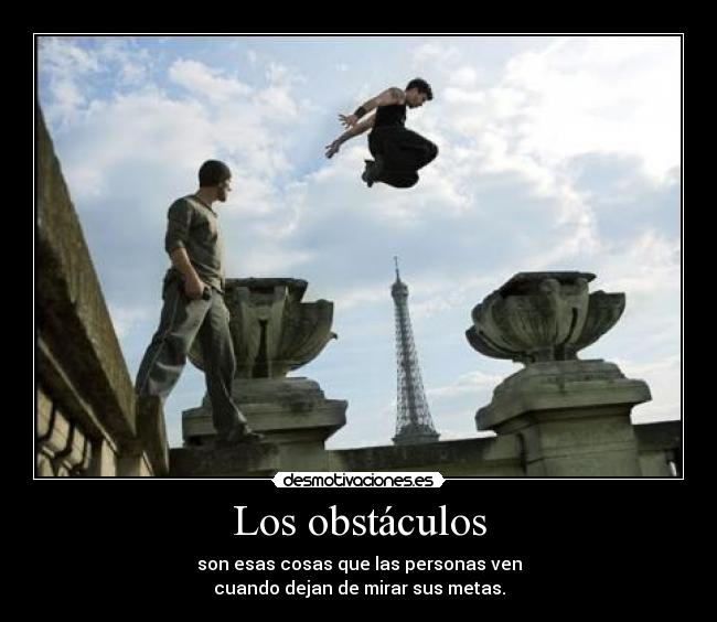 carteles obstaculos obstaculo meta persona desmotivaciones