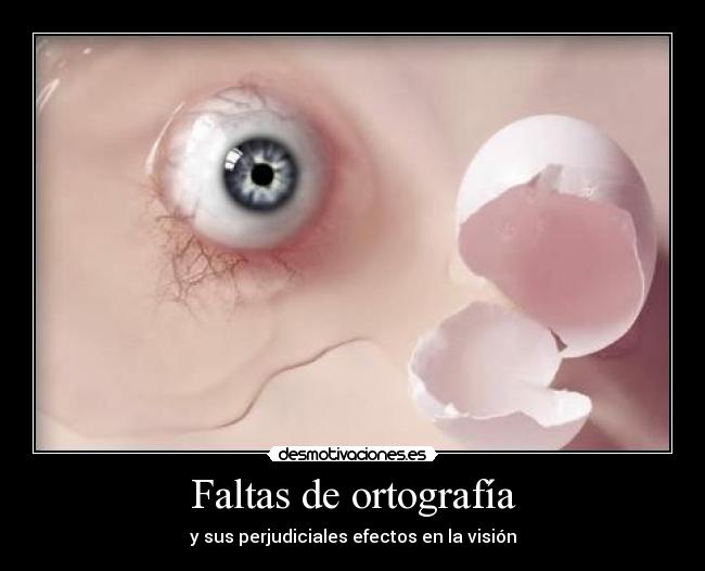 Faltas de ortografía - 