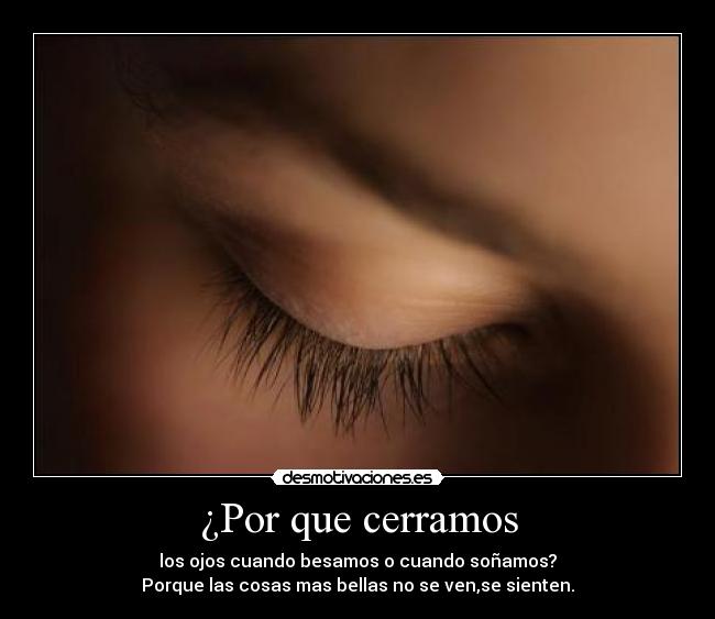 ¿Por que cerramos -