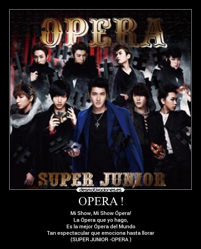carteles super junior opera desmotivaciones