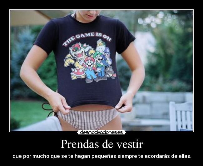 Prendas de vestir -