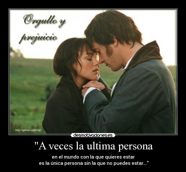 A veces la ultima persona - 