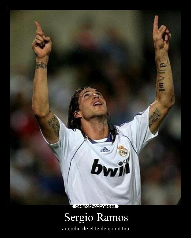 Sergio Ramos - Jugador de élite de quidditch
