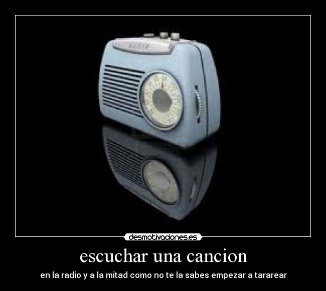 escuchar una cancion -