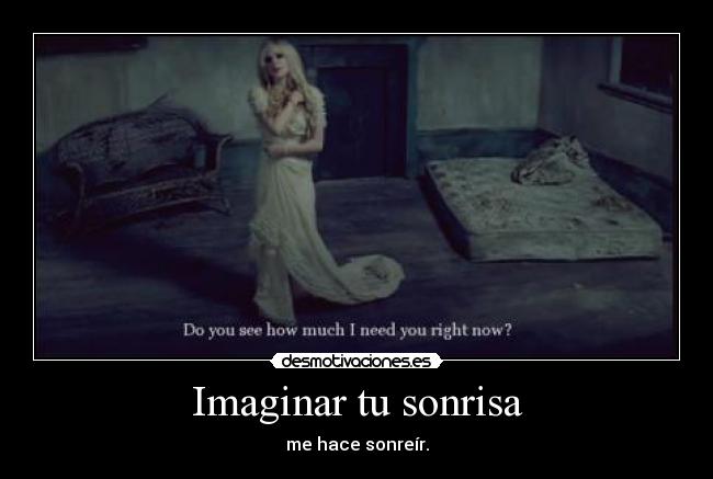 Imaginar tu sonrisa -