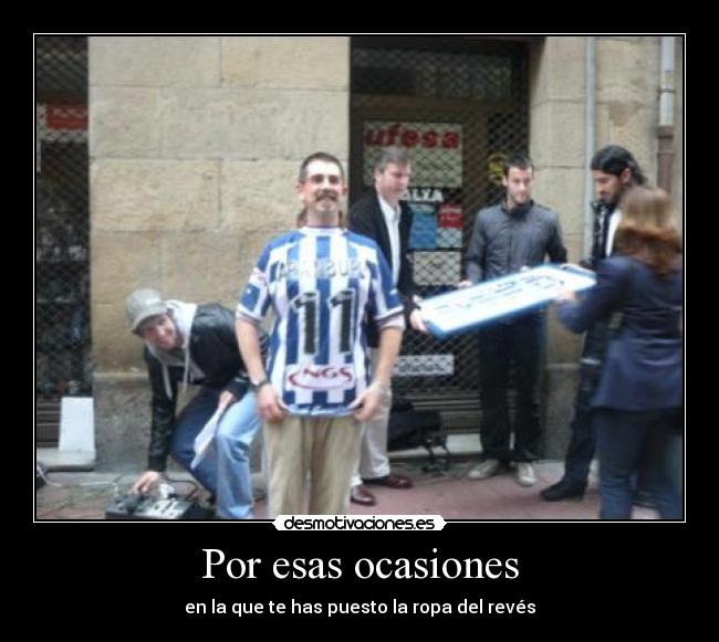 Por esas ocasiones -