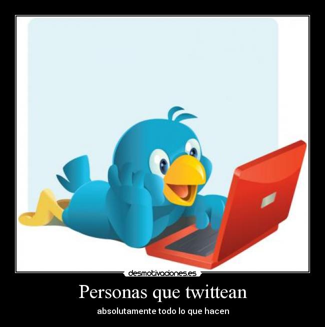Personas que twittean -