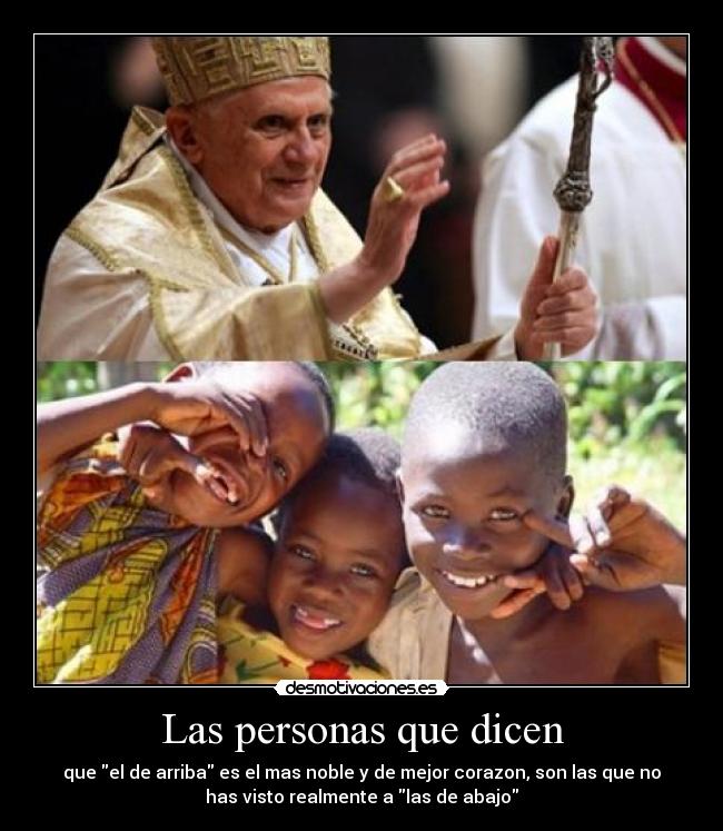 Las personas que dicen - 