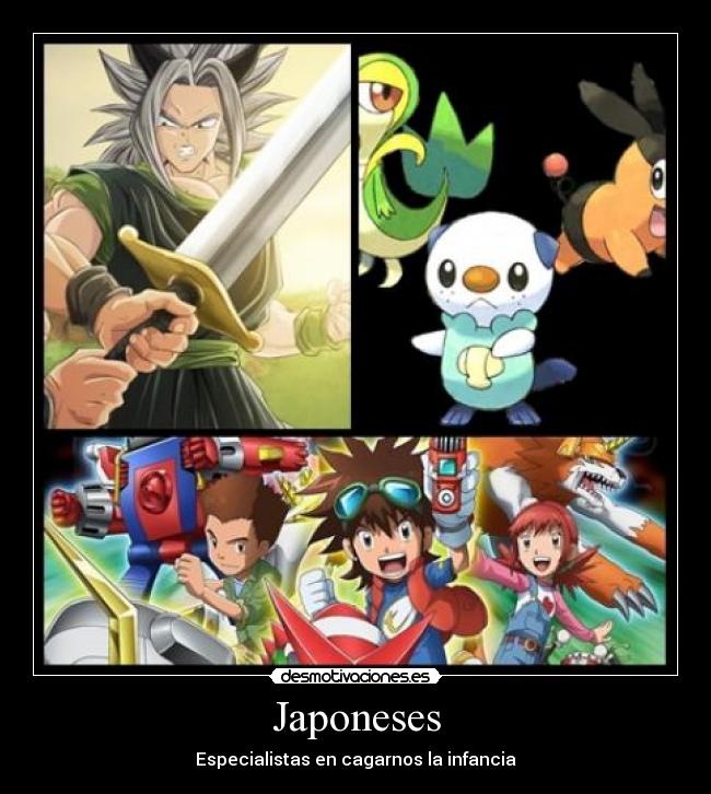 Japoneses - Especialistas en cagarnos la infancia