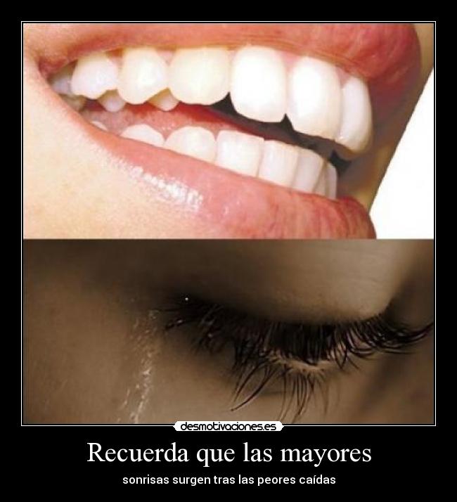 Recuerda que las mayores - 