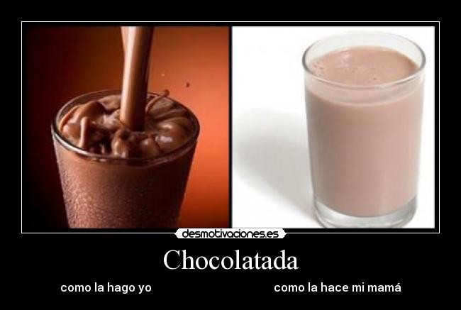 Chocolatada - como la hago yo como la hace mi mamá