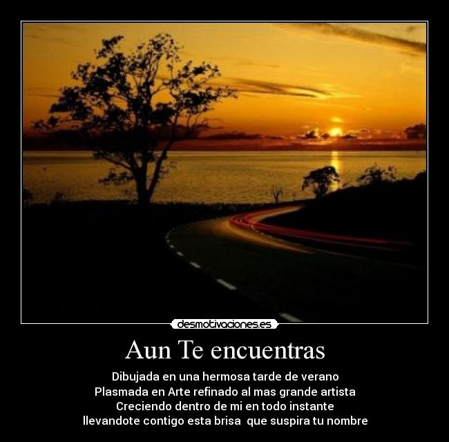 Aun Te encuentras -