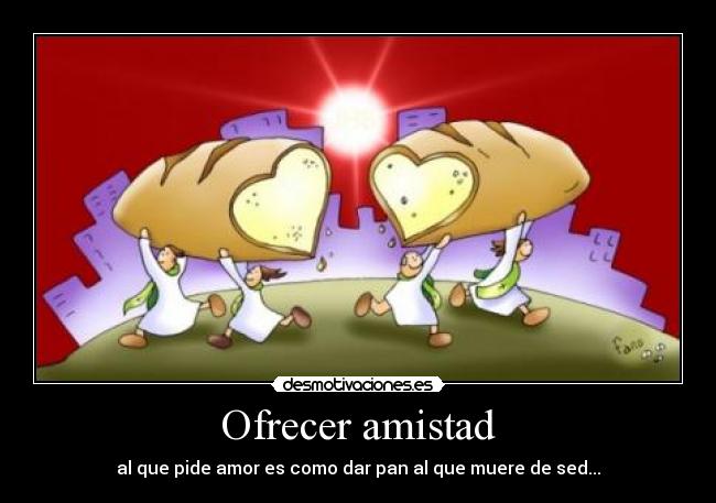 Ofrecer amistad -