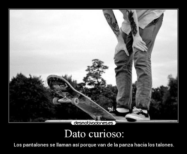 Dato curioso: - 