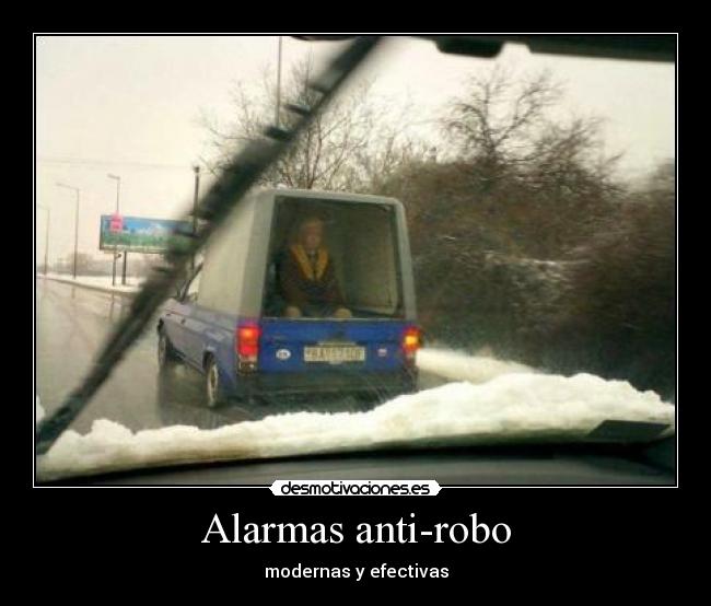 Alarmas anti-robo -