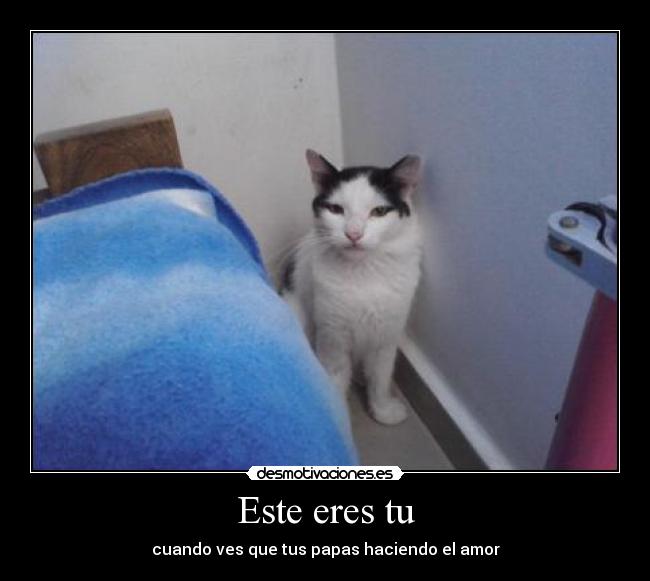 Este eres tu - cuando ves que tus papas haciendo el amor