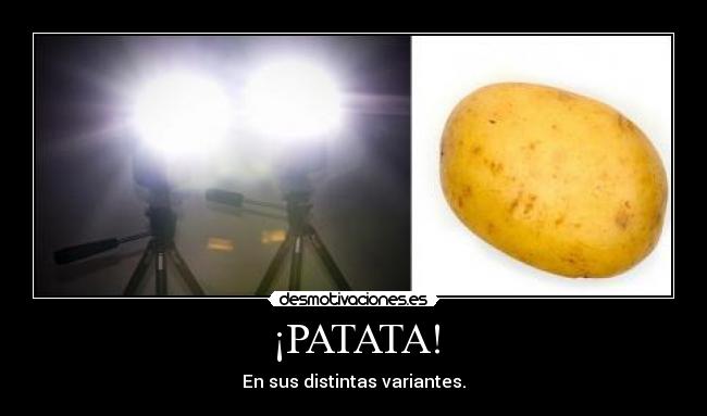 ¡PATATA! - En sus distintas variantes.
