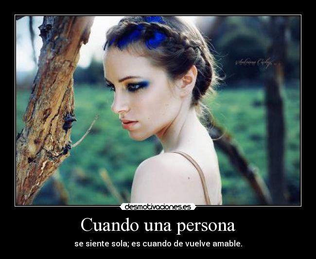 Cuando una persona - 