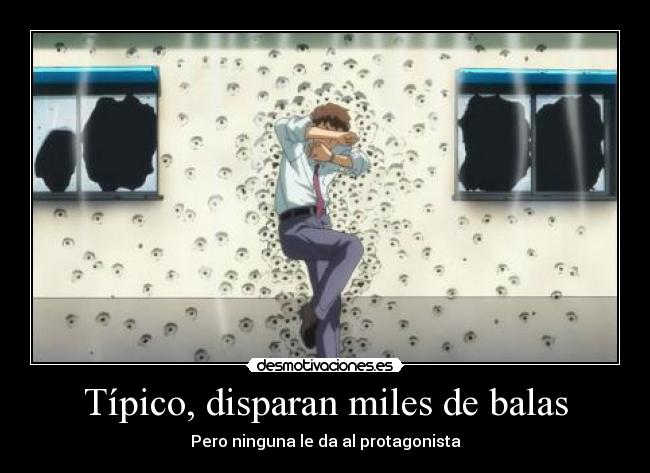 Típico, disparan miles de balas - 