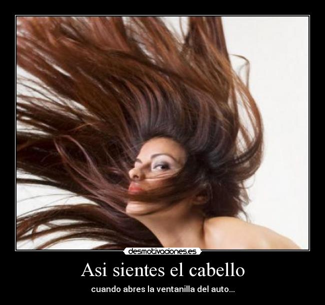 Asi sientes el cabello - 