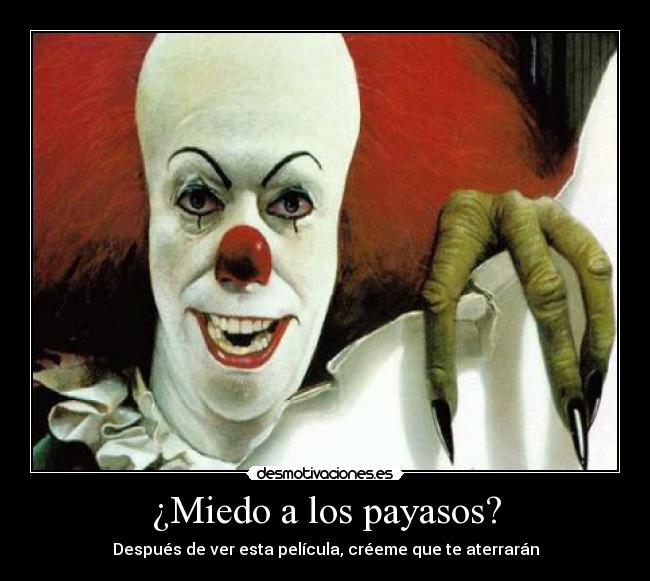 ¿Miedo a los payasos? - 