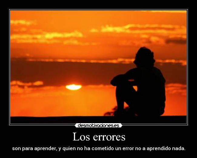 Los errores -
