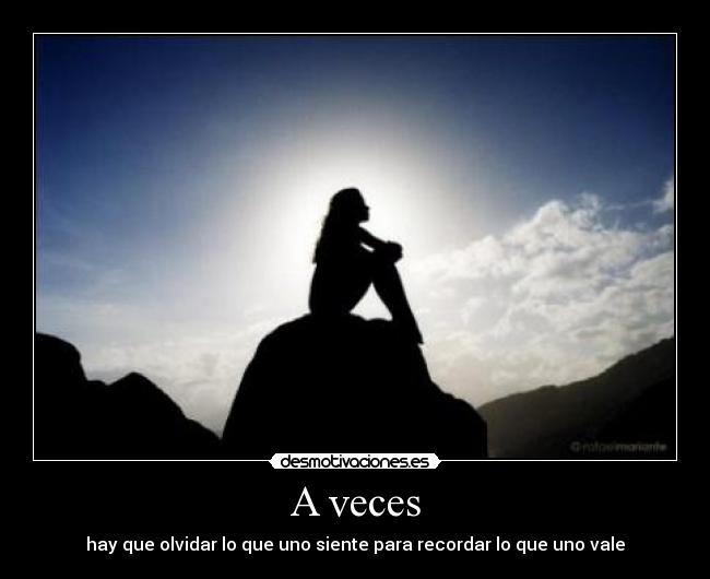 A veces -