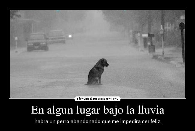 En algun lugar bajo la lluvia -