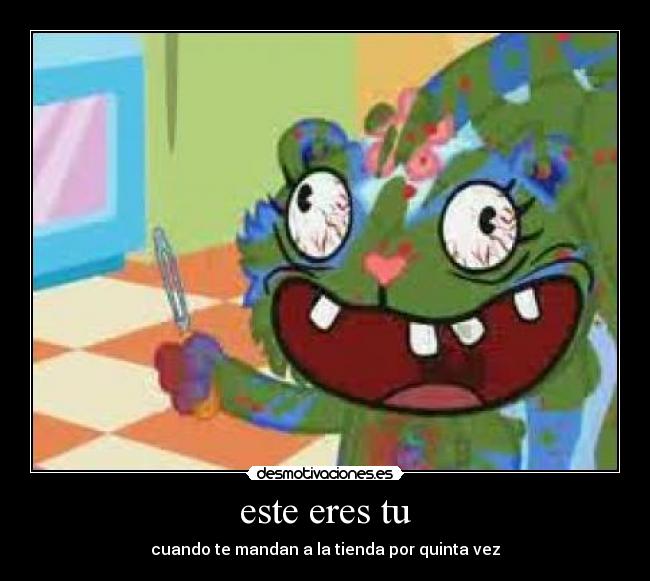 carteles happy tree friends desmotivaciones