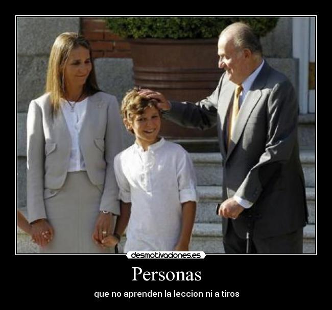 Personas - que no aprenden la leccion ni a tiros