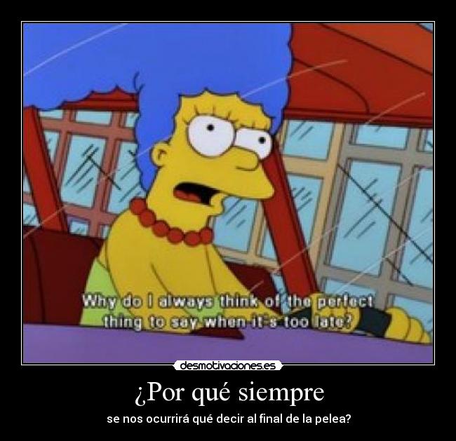 ¿Por qué siempre - 