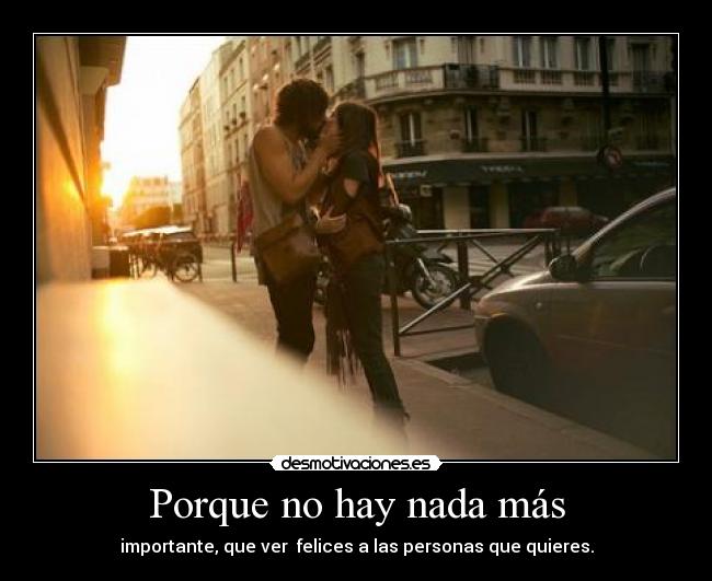 Porque no hay nada más - 