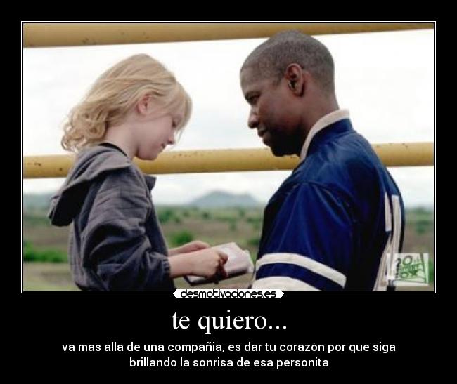 te quiero... -