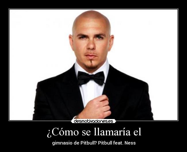 ¿Cómo se llamaría el - gimnasio de Pitbull? Pitbull feat. Ness