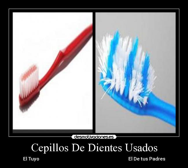 Cepillos De Dientes Usados -
