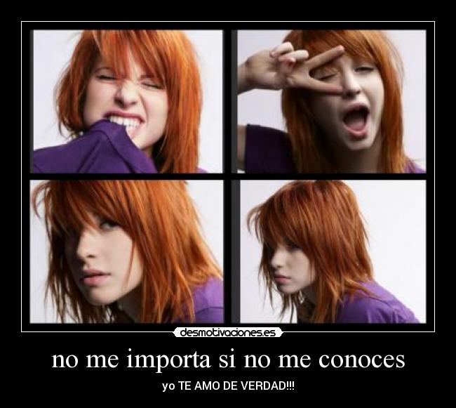 carteles hayley williams rock amor desmotivaciones