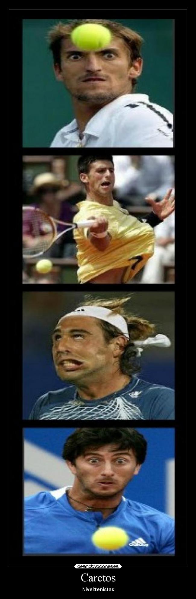 carteles caretos tenistas desmotivaciones