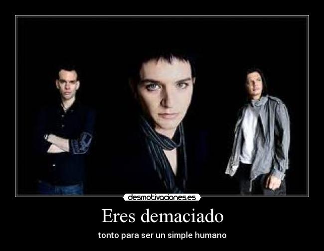 Eres demaciado - tonto para ser un simple humano