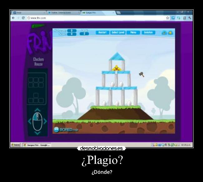 ¿Plagio? - ¿Dónde?