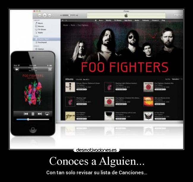 Conoces a Alguien... - Con tan solo revisar su lista de Canciones...