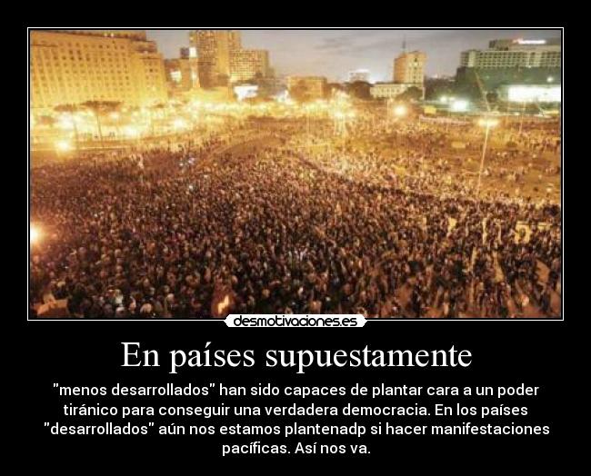 En países supuestamente -