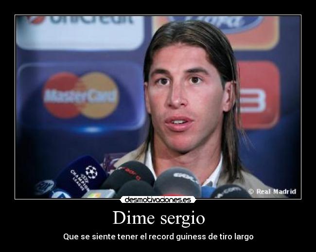 Dime sergio -