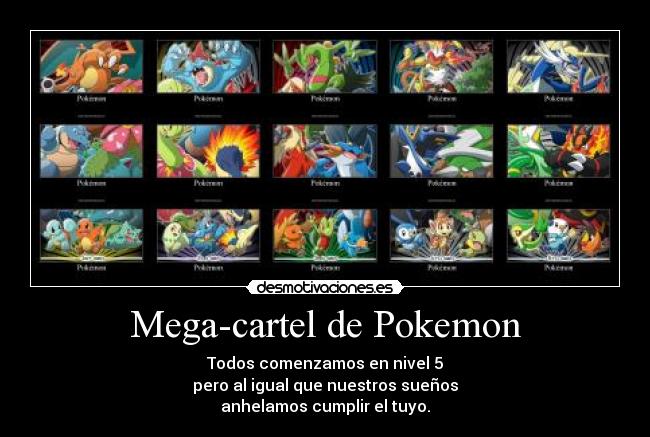 carteles pokemon gracias todos los que votaron por mega cartel desmotivaciones