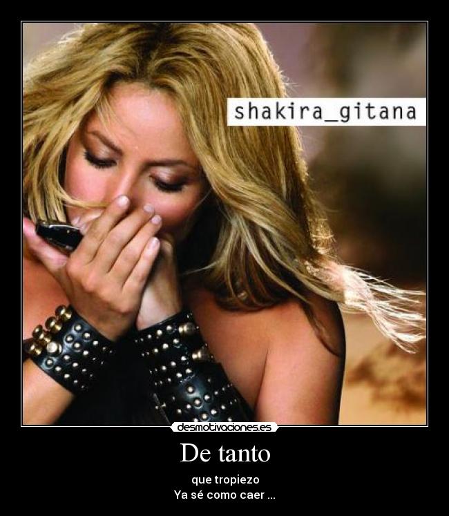 carteles shakira gitana cancion desmotivaciones